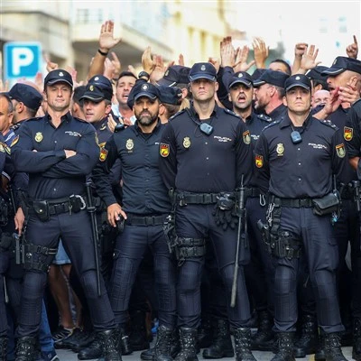 Spania Personal Bodyguard Eveniment Securitate Uniforma Gărzii Civile